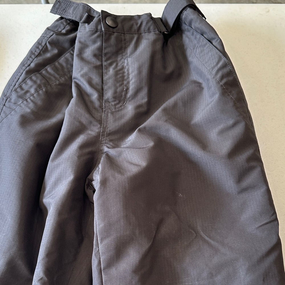 Unisex Black Snow Pants